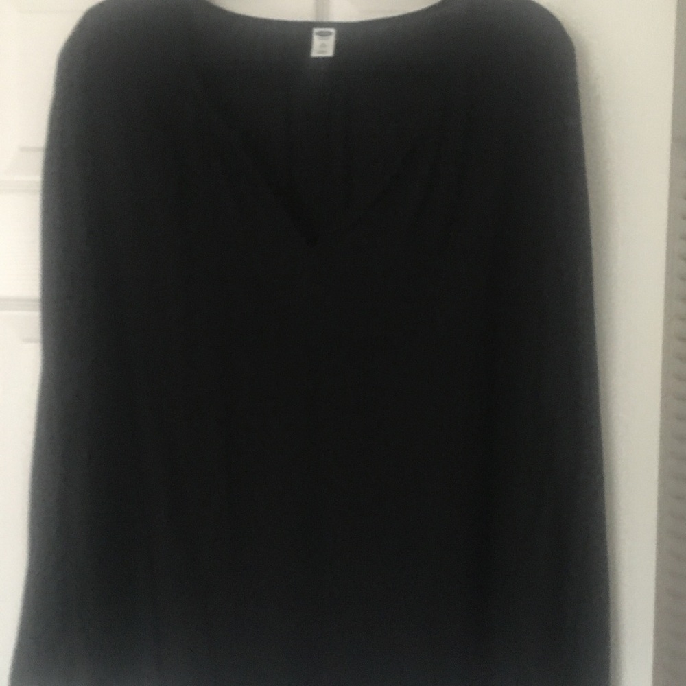 Black Old Navy summer weight boho top